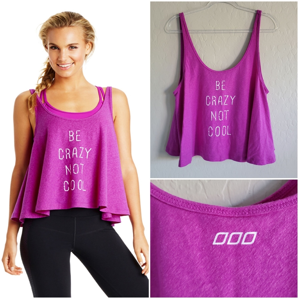 ⭐4/$20 Lorna Jane Cropped Tank Large